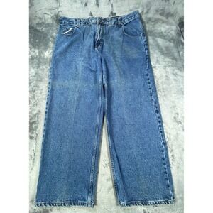 Vintage Paco Jeans Baggy Carpenter Blue Denim 44x29 Mens Loose Fit Y2K Hip Hop